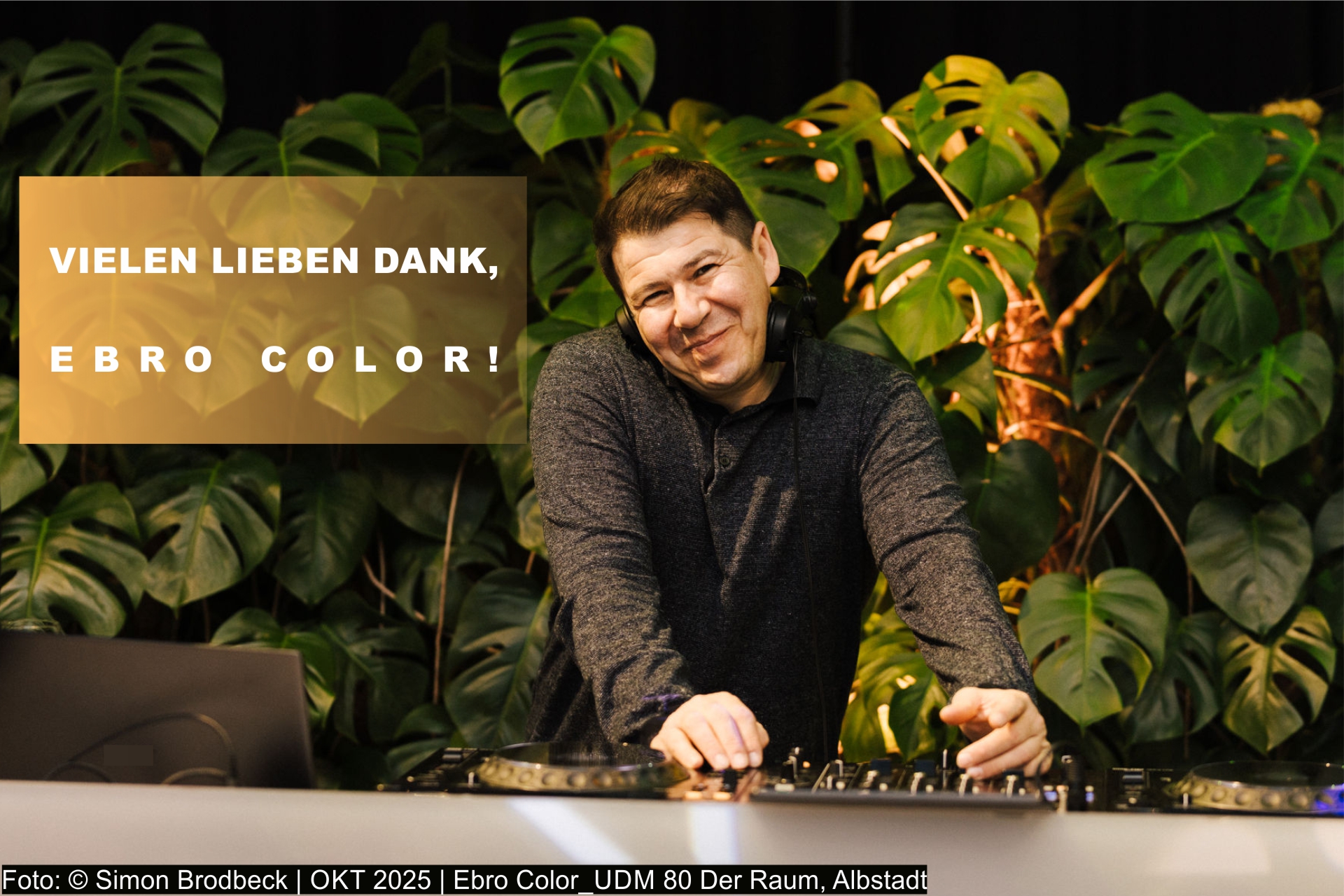 Vielen lieben Dank, Ebro Color Albstadt.