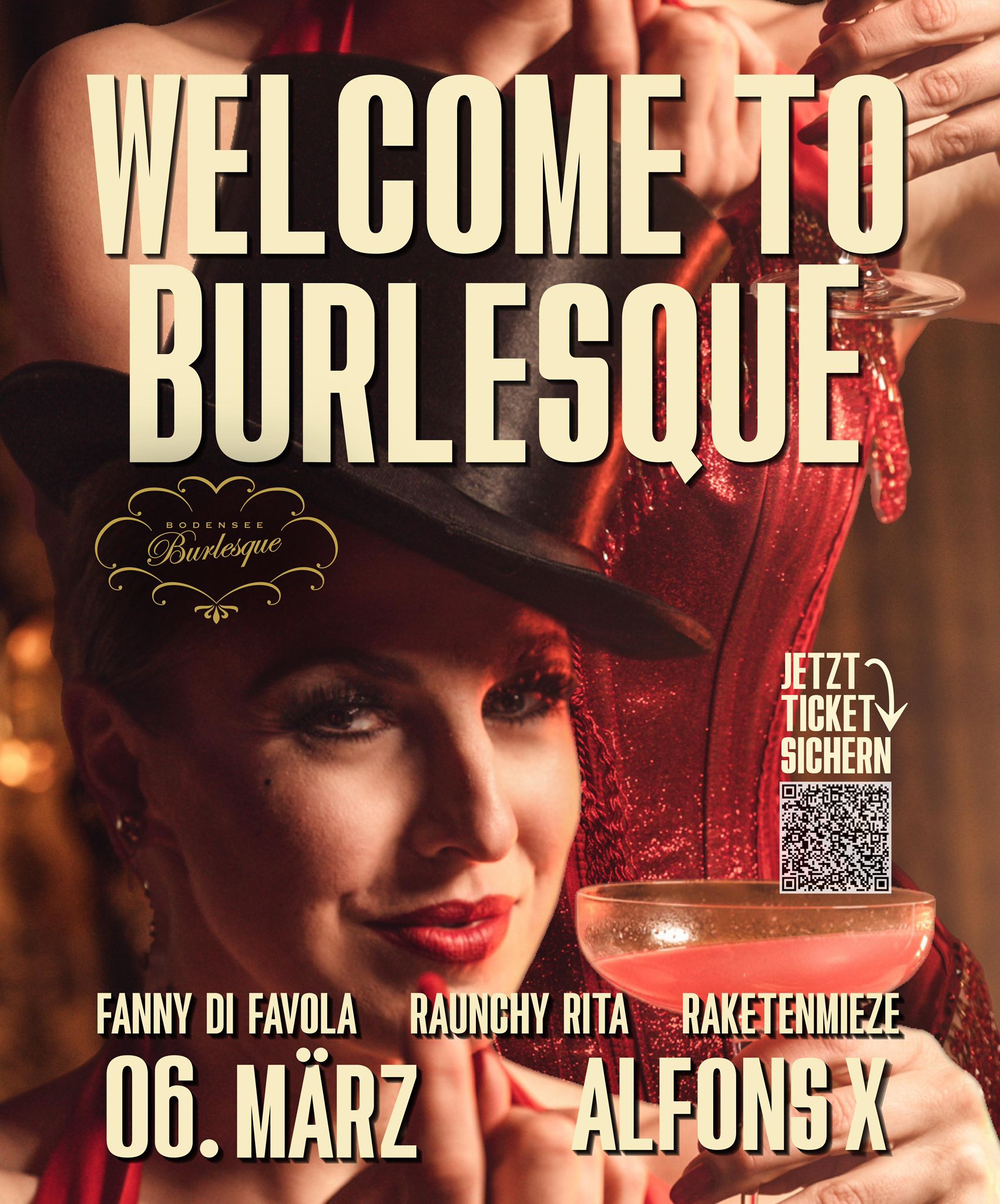 BURLESQUE am Freitag, den 06. März '26 im Alfons X, in 72488 Sigmaringen