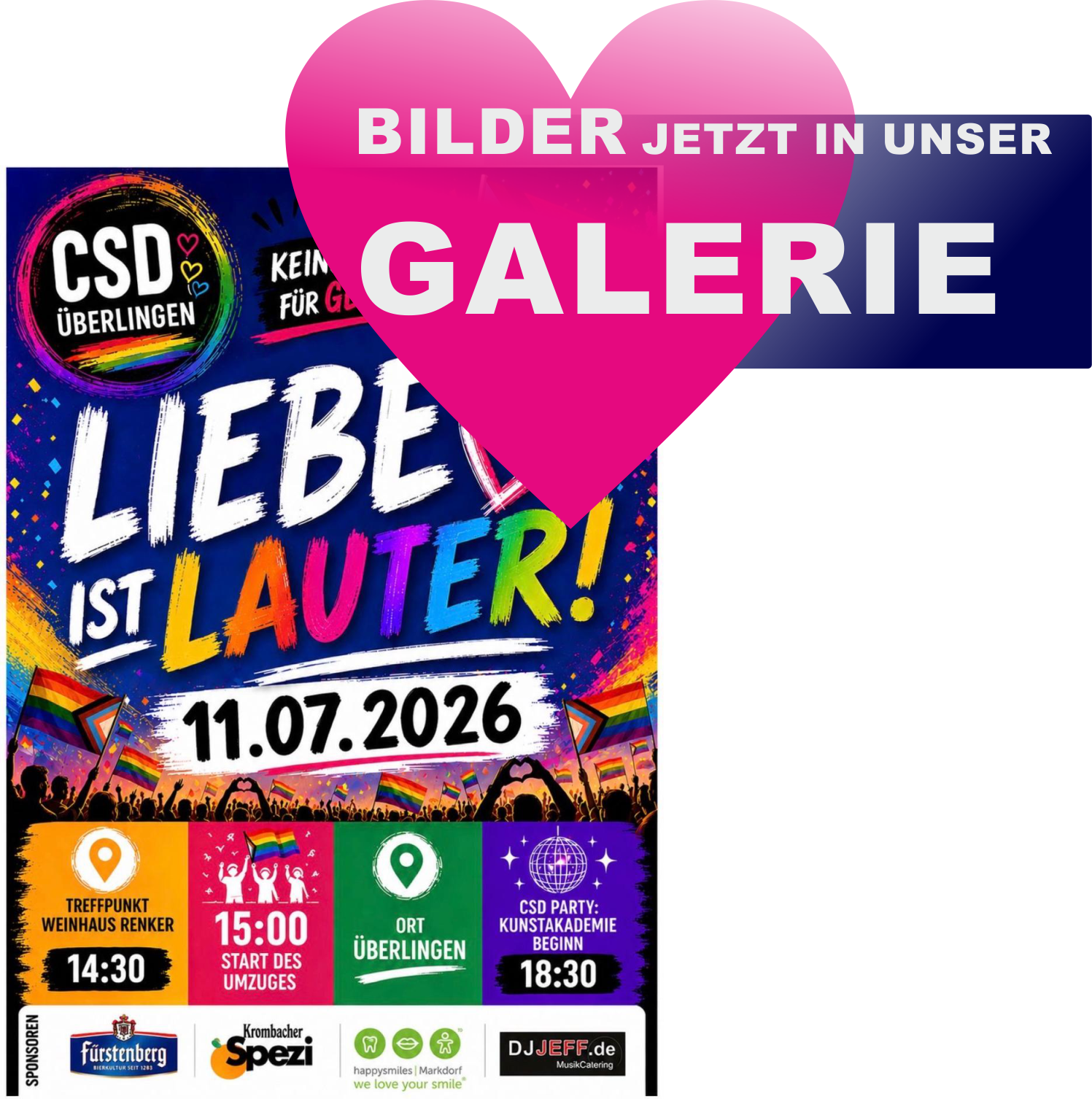 Bilder CSD Überlingen 2026